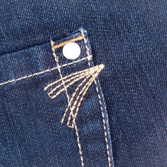 Torrid Pink Label Tapered Dark Stretch Tag Sz 24 - Picture 3 of 6